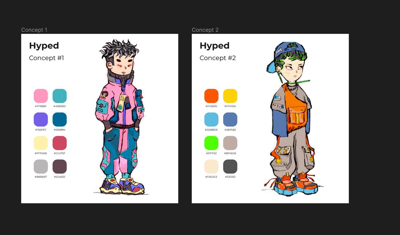 first sketches